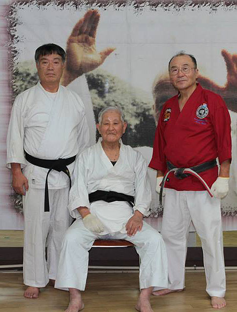 Left to right: Grand Masters Sung-won Chi, Park Chul-Hee, Kim Soo