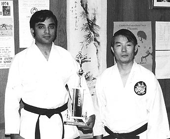 Saleem Jehangir with Grand Master Hwa Chong