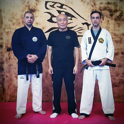 Fernando Branco, GM Chang-Hak-Kim and Marcelo Ruhland
